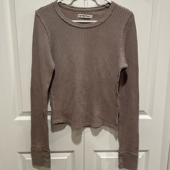 FREE PEOPLE We The Free Roll With it Thermal Champagne XSmall & Small - Picture 6 of 8